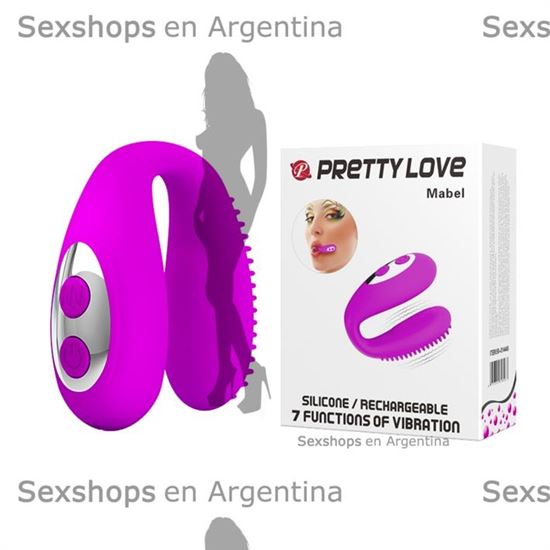 Vibrador para sexo oral con 7 modos de vibracion y carga usb